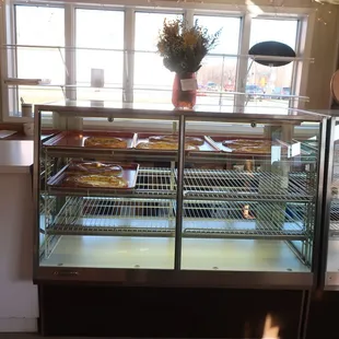 Available kringles on display, about 4pm on a Tuesday.