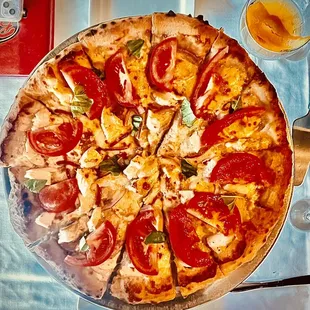 Chicken Alfredo Pizza