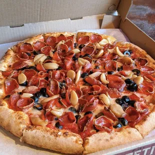 Beautiful togo pizza
