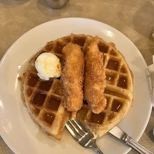 Chicken &amp; Belgian Waffle-so good!