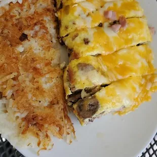 Mushroom omelet