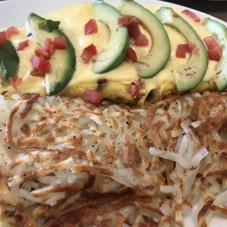 Bavocado Omelette   Gluten Free