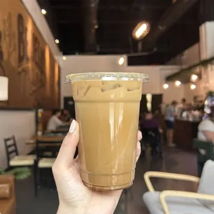 Iced Orange Honey Latte