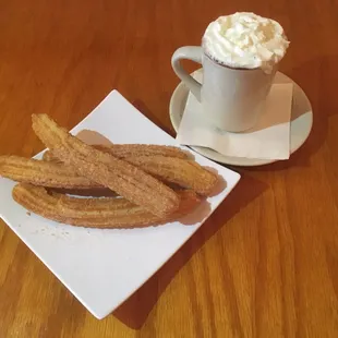 Our homemade churros