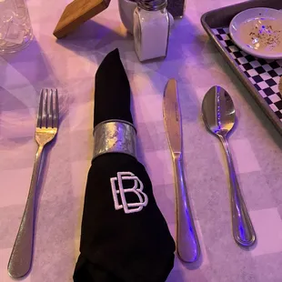 Decor when being seated at the table