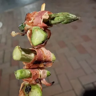 Bacon wrapped asparagus