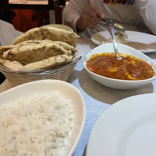 Garlic Naan Chicken Tikka Masala