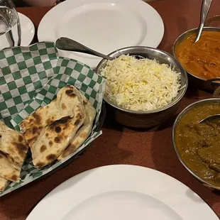 Butter Chicken and Lamb Pasanda!