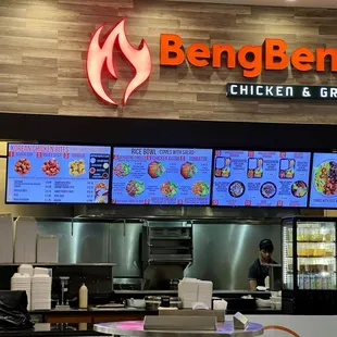 the menu