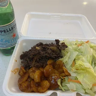 Grilled Shrimp&Bulgogi Rice Bowl