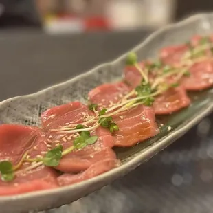 bluefin tuna carpaccio