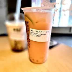Peach Yakult Green Tea