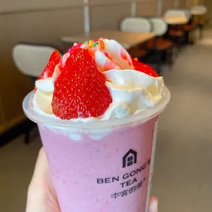 Strawberry Cream Slush