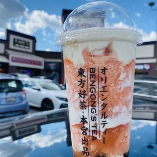 Peach Cheese Slush