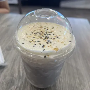 Golden Sesame Milk Slush
