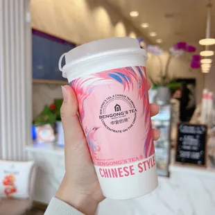 osmanthus rice milk tea | instagram: @charxeats