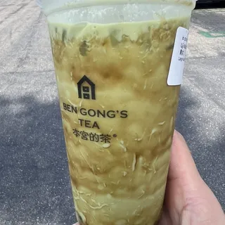 Uji Matcha Boba Milk Tea