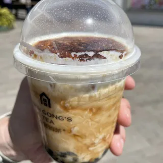 Burnt Brown Sugar Boba Milk Tea