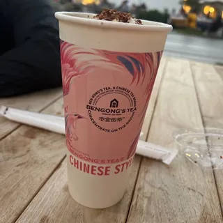 Peach Oolong Milk Tea