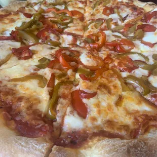 Bell pepper pizza !