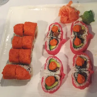 sushi, sushi and sashimi, food, sashimi