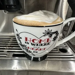 Best Espresso drinks ever!!! Smooth, rich coffee taste and the best people on earth serving up the goodness