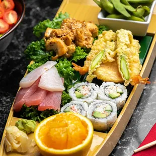 sashimi, sushi and sashimi, food, sushi