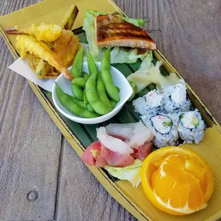 a plate of food