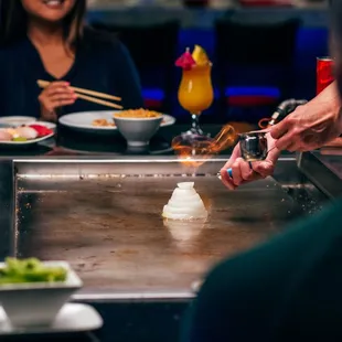 drink, sushi and sashimi