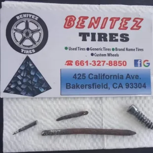 Tire Repair $11.97 – $25.00