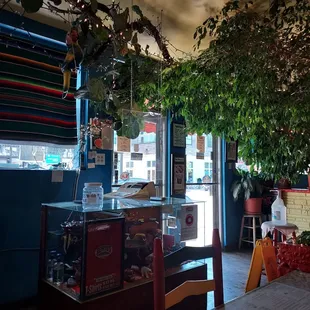 Entrance/exit.  Pay at the counter please.