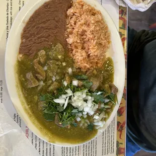 Guisada De Puerco En Salsa Verde