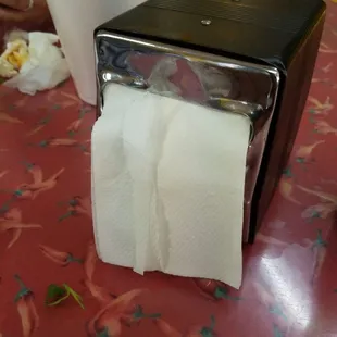 There food is good not worth the money and there napkins are worst than some portapotty toilet paper