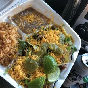 Carnita taco plate