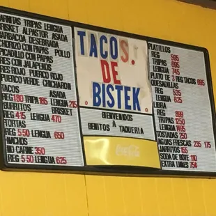 menu, pizza