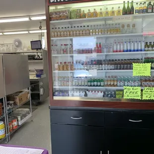 Small liquor bottles for inside service