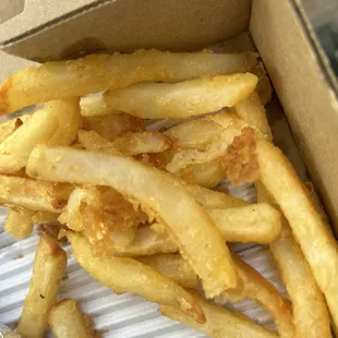 Undercooked fries