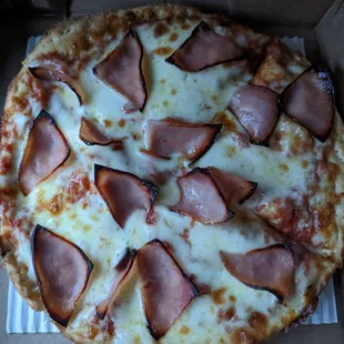 Personal Ham Pizza