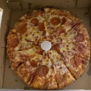 Large 14&quot; 1-Topping Pizza Special great flop