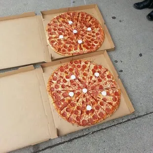 Two Pepperoni Big Benito&apos;s Pizzas
