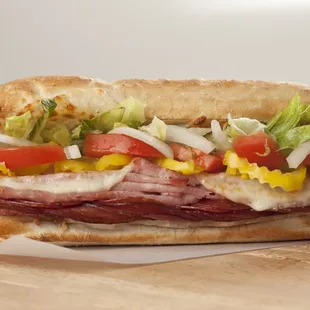 a large sub sandwich