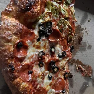 pizza, food