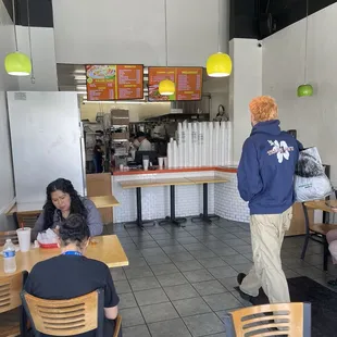 Clean and fast service. Indoor dining area.