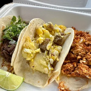 Breakfast tacos!