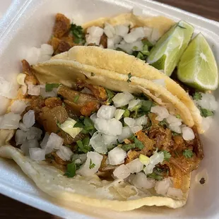 Chicharron tacos