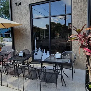 Exterior seating