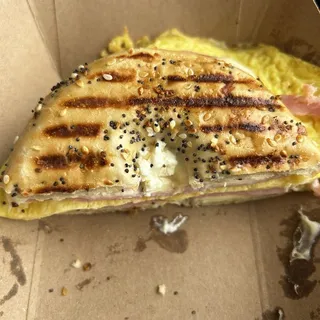 Ham and Cheese Bagel