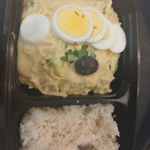 Peruvian aji de gallina