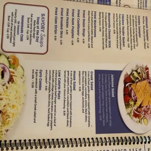 a menu for a restaurant