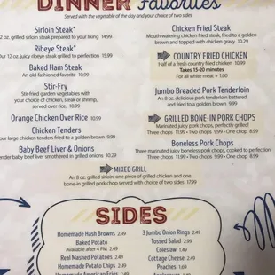 menu, chicken wings and fried chicken